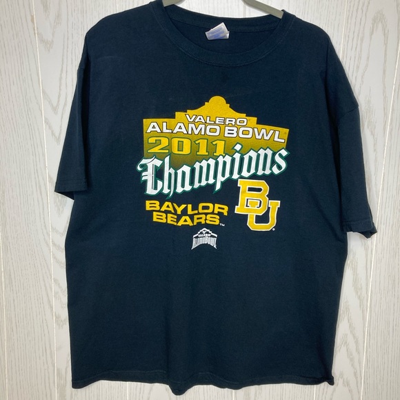 Baylor University Alamo Bowl Champions T Shirt Size XL Unisex Football - Picture 2 of 6